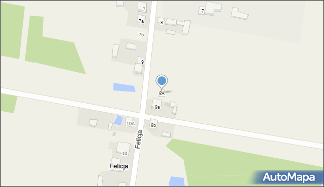 Felicja, Felicja, 8A, mapa Felicja