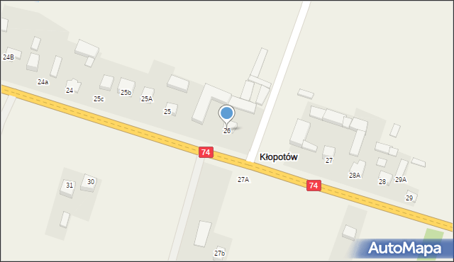 Feliksów, Feliksów, 26, mapa Feliksów