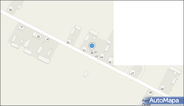 Ferdynandów, Ferdynandów, 42, mapa Ferdynandów