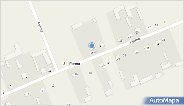 Ferma, Ferma, 15, mapa Ferma