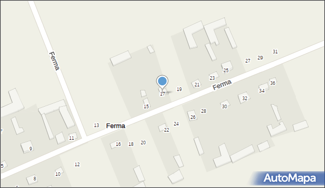 Ferma, Ferma, 17, mapa Ferma