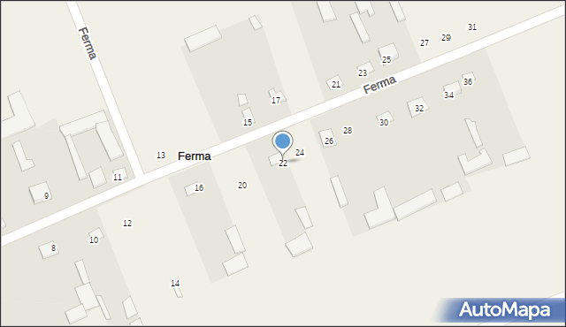 Ferma, Ferma, 22, mapa Ferma