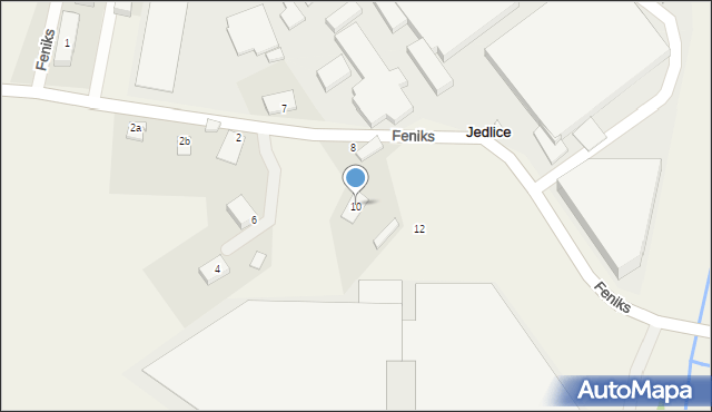 Jedlice, Feniks, 10, mapa Jedlice