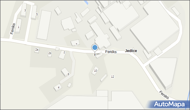 Jedlice, Feniks, 8, mapa Jedlice