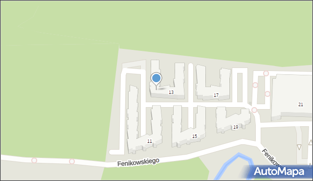 Wejherowo, Fenikowskiego Franciszka, 119, mapa Wejherowo