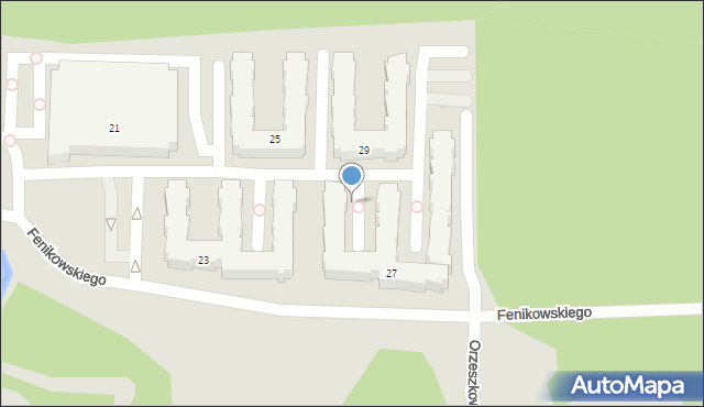Wejherowo, Fenikowskiego Franciszka, 27d, mapa Wejherowo