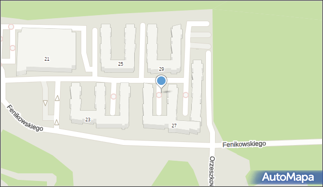 Wejherowo, Fenikowskiego Franciszka, 27g, mapa Wejherowo