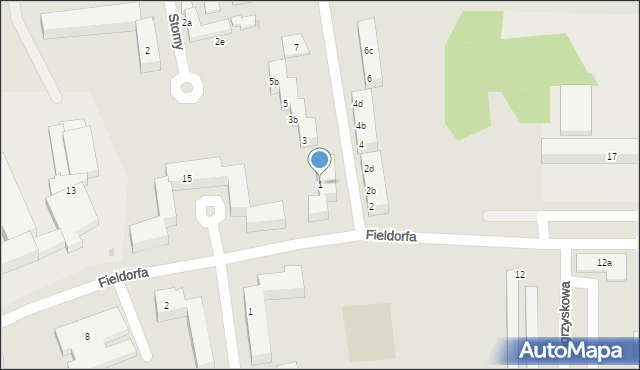 Bydgoszcz, Fiedlera Konrada, 1, mapa Bydgoszczy