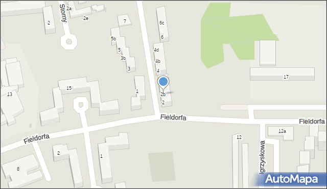 Bydgoszcz, Fiedlera Konrada, 2b, mapa Bydgoszczy