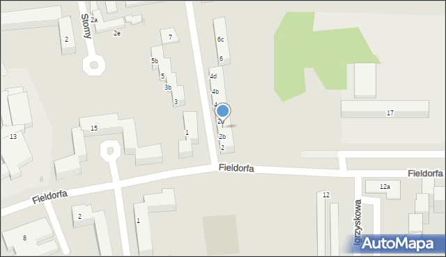 Bydgoszcz, Fiedlera Konrada, 2c, mapa Bydgoszczy