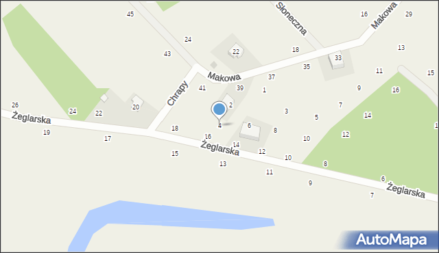 Dzikowo, Fiołkowa, 4, mapa Dzikowo