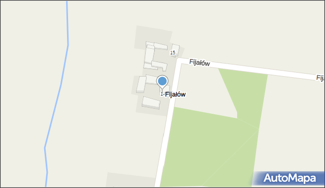 Fijałów, Fijałów, 14, mapa Fijałów