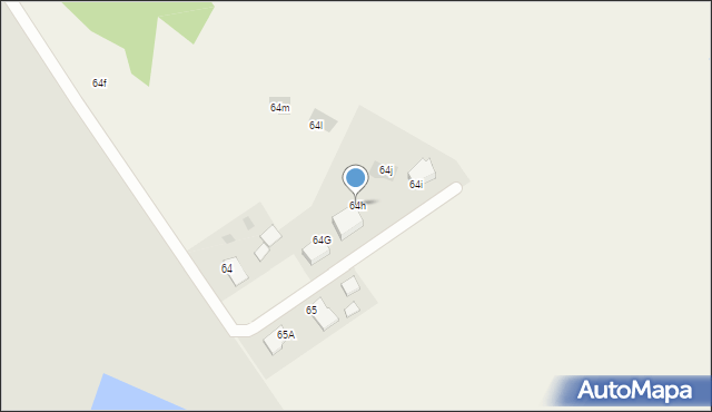 Fijewo, Fijewo, 64h, mapa Fijewo