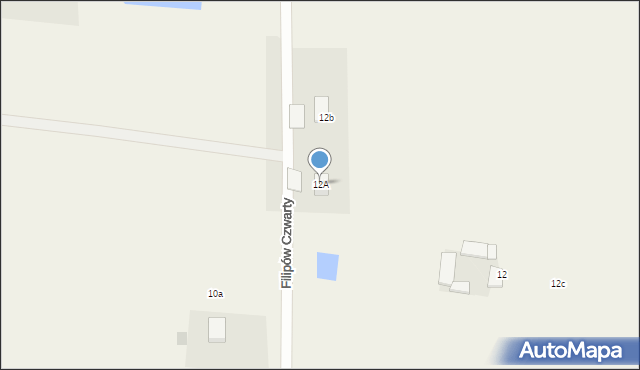 Filipów Czwarty, Filipów Czwarty, 12A, mapa Filipów Czwarty