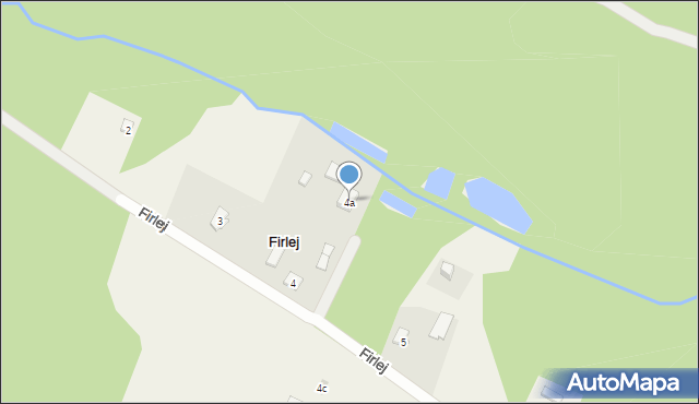 Firlej, Firlej, 4a, mapa Firlej