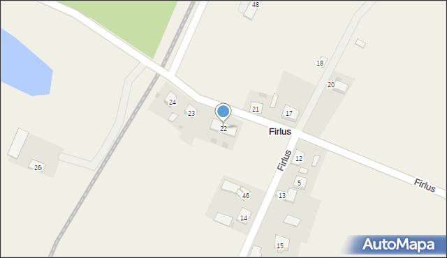 Firlus, Firlus, 22, mapa Firlus