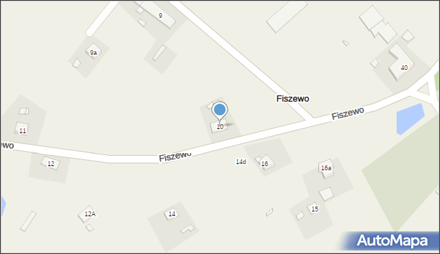 Fiszewo, Fiszewo, 10, mapa Fiszewo