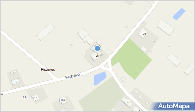 Fiszewo, Fiszewo, 40, mapa Fiszewo