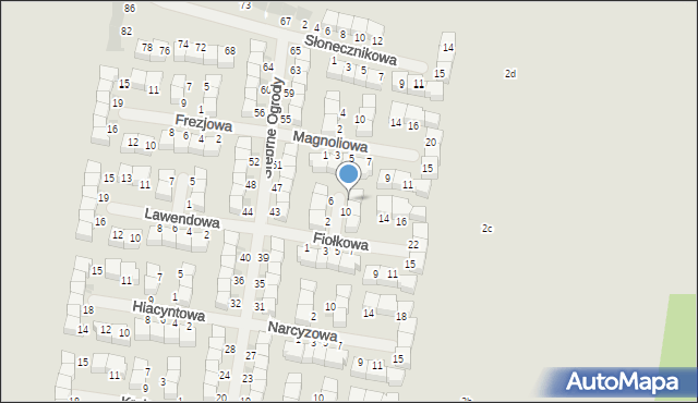 Konstantynów Łódzki, Fiołkowa, 8, mapa Konstantynów Łódzki