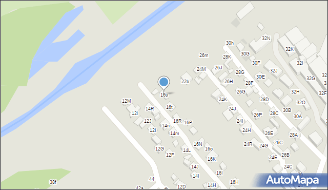 Lublin, Firlejowska, 16u, mapa Lublina