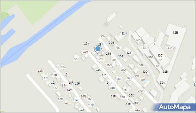 Lublin, Firlejowska, 26I, mapa Lublina