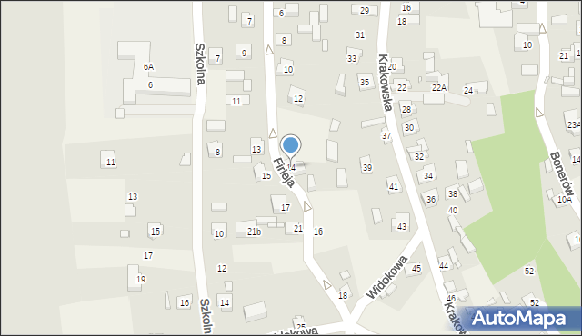 Podzamcze, Firleja, 14, mapa Podzamcze