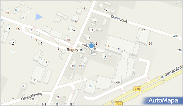 Reguły, Firmowa, 2, mapa Reguły