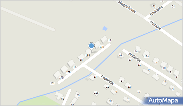 Świebodzice, Fieldorfa-Nila Augusta Emila, gen., 18C, mapa Świebodzice