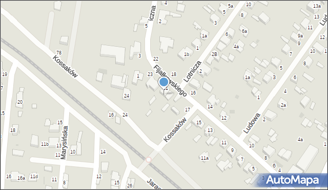 Zgierz, Fijałkowskiego Stanisława, 21a, mapa Zgierz