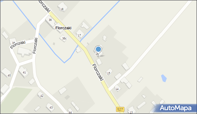 Florczaki, Florczaki, 16a, mapa Florczaki