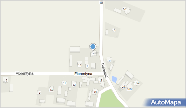 Florentyna, Florentyna, 7, mapa Florentyna