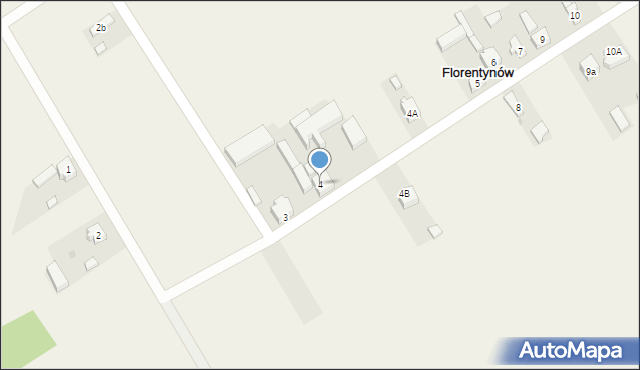 Florentynów, Florentynów, 4, mapa Florentynów