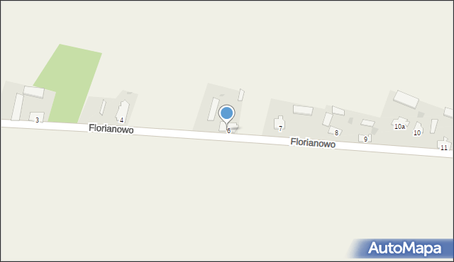 Florianowo, Florianowo, 6a, mapa Florianowo