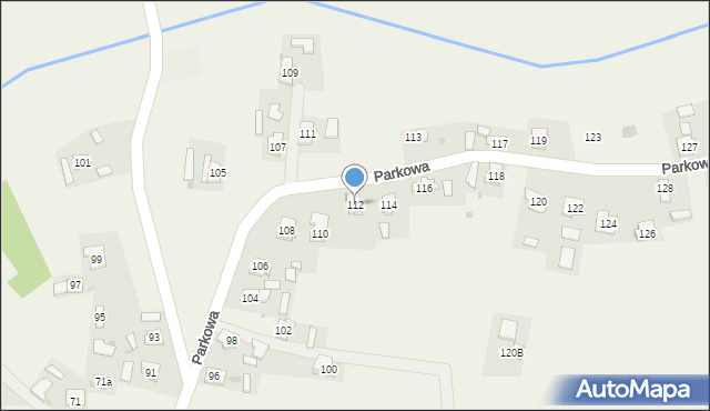 Szówsko, Floriańska, 112, mapa Szówsko