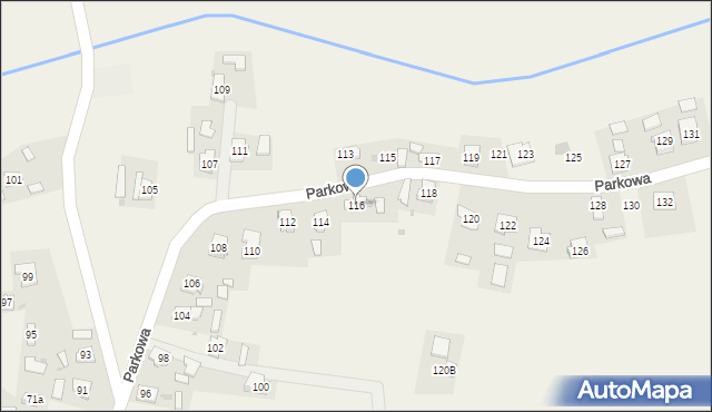 Szówsko, Floriańska, 116, mapa Szówsko