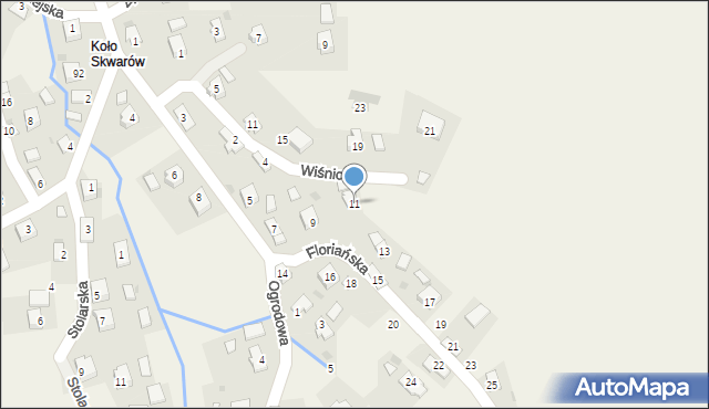 Targowiska, Floriańska, 11, mapa Targowiska