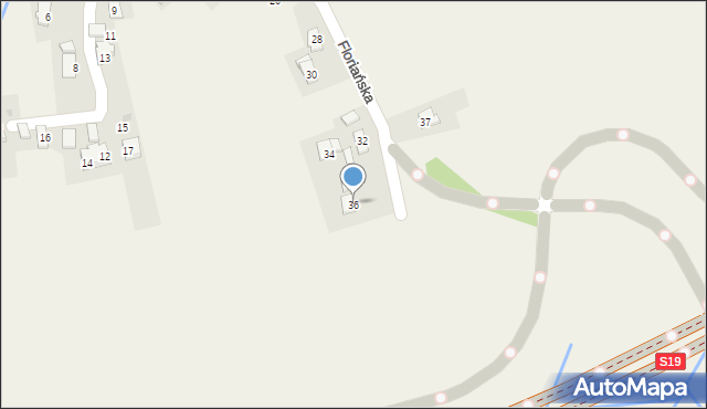 Targowiska, Floriańska, 36, mapa Targowiska
