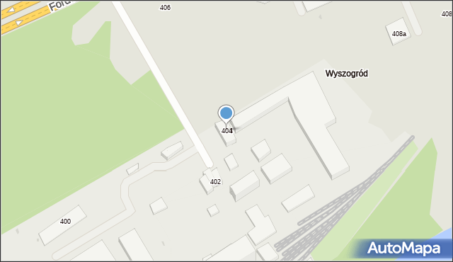 Bydgoszcz, Fordońska, 404, mapa Bydgoszczy