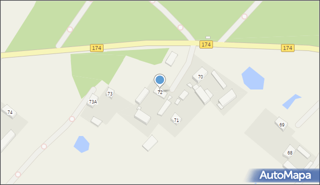 Folsztyn, Folsztyn, 72, mapa Folsztyn