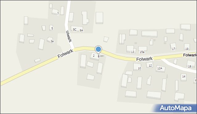 Folwark, Folwark, 6, mapa Folwark