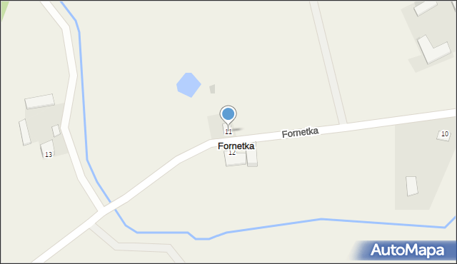 Fornetka, Fornetka, 11, mapa Fornetka