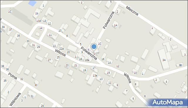 Jelcz-Laskowice, Folwarczna, 1, mapa Jelcz-Laskowice