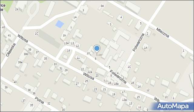 Jelcz-Laskowice, Folwarczna, 7, mapa Jelcz-Laskowice