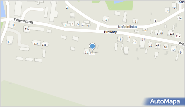 Końskie, Folwarczna, 11/1, mapa Końskie