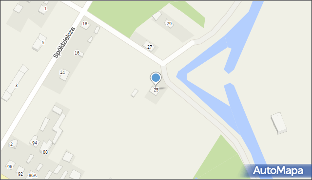 Łobaczew Mały, Forteczna, 25, mapa Łobaczew Mały