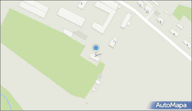 Myszków, Folwarczna, 1A, mapa Myszków