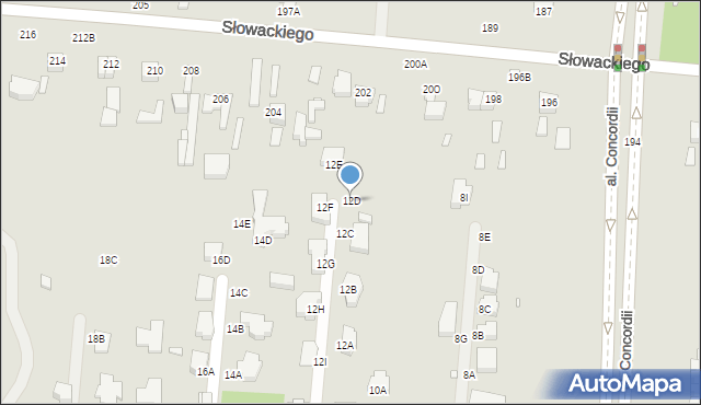 Piotrków Trybunalski, Folwarczna, 12D, mapa Piotrków Trybunalski