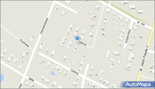 Radzymin, Fortuny, 3, mapa Radzymin