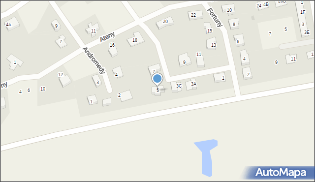 Straszyn, Fortuny, 5, mapa Straszyn