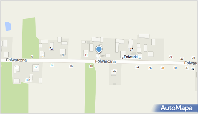 Stromiec, Folwarczna, 13, mapa Stromiec